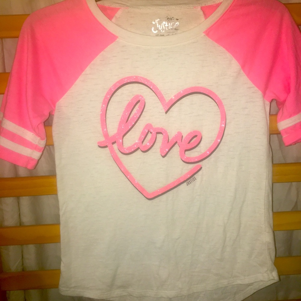 Cute justice baseball tee